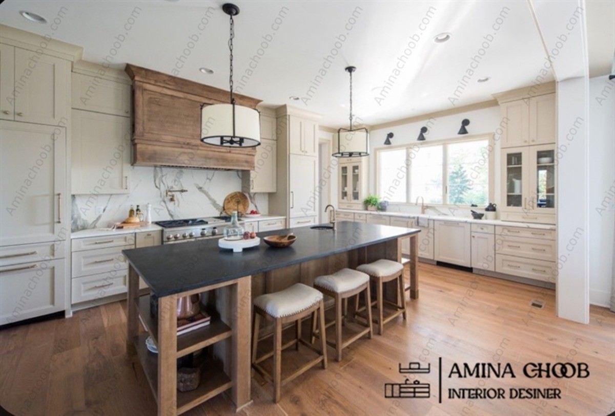 کابینت روکش چوب